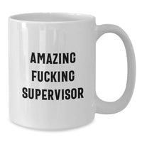 Load image into Gallery viewer, Supervisor Keepsake White Mug for Him Amazing Supervisor Birthday Gift - Additional