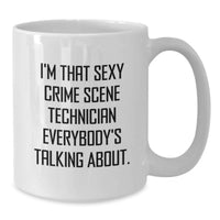 Load image into Gallery viewer, Crime Scene Technician Keepsake Sexy Coffee Mug for Him Birthday Gift - Additional