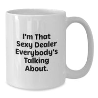 Load image into Gallery viewer, Dealer Keepsake White Coffee Mug for Him Birthday Gift Ultimate Ceramic - Additional