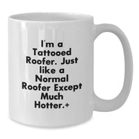 Load image into Gallery viewer, Roofer Keepsake Ceramic White Coffee Mug for Him Graduation Gift - Additional