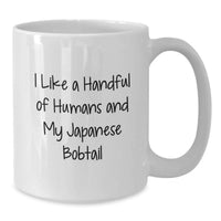 Load image into Gallery viewer, Japanese Bobtail Cat Lover Gifts from Friends - Funny White Coffee Mug for Graduation Unique Gifts - Additional