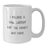 Load image into Gallery viewer, Funny Mail Carrier White Coffee Mug Gifts from Friends for Mail Carrier - Additional
