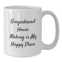 Load image into Gallery viewer, Gingerbread House Making Enthusiasts&#39; Favorite White Coffee Mug, Gifts from Friends for Gingerbread House Making, Graduation Unique Gifts - Additional

