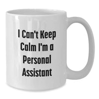 Load image into Gallery viewer, Funny Personal Assistant White Coffee Mug Gifts from Friends for Valentine's - I'm A Personal Assistant - Additional