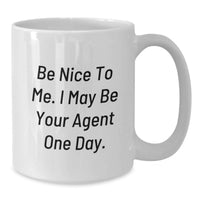 Load image into Gallery viewer, Funny Agent White Coffee Mug Gifts from Friends to Men Graduation Unique Gifts - Additional