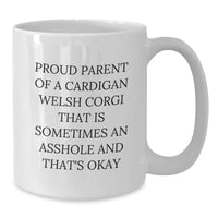 Load image into Gallery viewer, Funny Cardigan Welsh Corgi Dog Lover White Coffee Mug Gifts from Family to Cardigan Welsh Corgi Dog Owners - Additional
