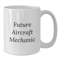 Load image into Gallery viewer, Aircraft Mechanic Gifts for Christmas Funny Quote White Coffee Mug from Friends - Additional
