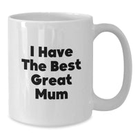 Load image into Gallery viewer, Funny Mum Coffee Mugs Gifts from Men to Mum, Great Mum White Coffee Mug, Christmas Unique Gifts - Additional
