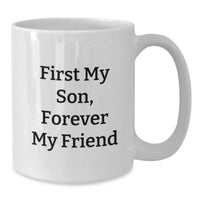 Load image into Gallery viewer, Funny Son White Coffee Mugs Gifts for Men from Mom, Great Graduation Unique Son - Additional