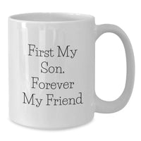 Load image into Gallery viewer, Funny Son Quotes Gifts from Family to Son on Graduation Unique Gifts for Son White Coffee Mug - Additional
