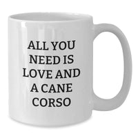 Load image into Gallery viewer, Funny Cane Corso Dog Lover Gifts from Family to Cane Corso Dog Graduation White Coffee Mugs - Additional
