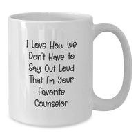 Load image into Gallery viewer, Funny Counselor Gifts for Graduation, White Coffee Mug with Inspirational Quote, Gifts from Friends - Additional