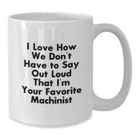Load image into Gallery viewer, Funny Machinist Gifts for Him - Gifts from Friends, Colleagues, or Family - Unique Graduation Unique Gifts for Favorite Machinist - Additional