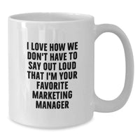 Load image into Gallery viewer, Funny Marketing Manager Gifts from Friends for Marketing Manager Graduation Unique Mugs - Additional