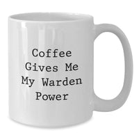 Load image into Gallery viewer, Funny Warden Gifts from Men to Men Christmas Unique Mug - Additional