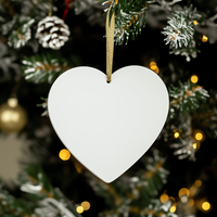 Load image into Gallery viewer, Funny Real Estate Agent Gifts from Friends for Christmas - &#39;My Heart Belongs To A Real Estate Agent&#39; Heart Ornament - Image 3
