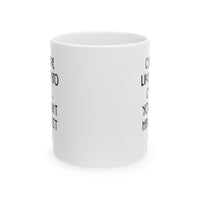Load image into Gallery viewer, Funny Ceramic Mug — "Chore Like A Tomato" Humorous Kitchen Coffee Cup (11oz, 15oz)