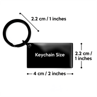 Load image into Gallery viewer, Funny Personal Assistant Keychain Gifts from Men for Father&#39;s Day, Keep Calm Or I Will Use My Personal Assistant Voice, Stainless Steel, Black, Excellent - Image 4
