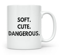 Load image into Gallery viewer, Soft Cute Dangerous Motivational Mug for Coffee Lovers