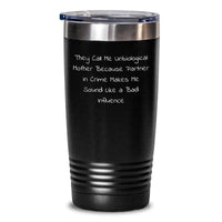 Load image into Gallery viewer, Funny Unbiological Mother Gifts for Her - They Call Me Partner in Crime, Unbiological Mom Mugs, Christmas Unique Gifts from Family, Women, Men, Friends, Coworkers - Main
