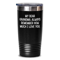Load image into Gallery viewer, Inspirational Grandma Quotes Funny Birthday Unique Gifts from Friends to Grandma Grandma Tumbler - Main
