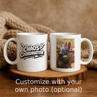 Load image into Gallery viewer, Funny Mom Gift, Chaos Coordinator Coffee Mug, Playful Mother Life Humor Cup