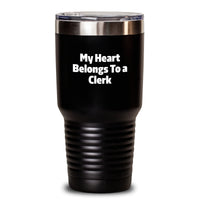 Load image into Gallery viewer, Funny Clerk Quotes Gifts for Men Women Friends Christmas Unique Tumbler, Gifts from Family, Friends, Coworkers to Office Workers and Desk Employees - Main