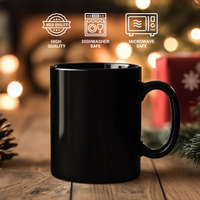 Load image into Gallery viewer, Funny West Virginia Quotes Gifts from Men to West Virginia Dads on Father&#39;s Day - Black Coffee Mug, 11oz or 15oz, Microwave and Dishwasher Safe - Additional
