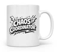 Load image into Gallery viewer, Funny Mom Gift, Chaos Coordinator Coffee Mug, Playful Mother Life Humor Cup