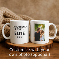 Load image into Gallery viewer, Girlfriend Level Elite Personalized Photo Mug