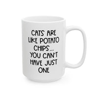 Load image into Gallery viewer, Funny Ceramic Mug — "Chore Like A Tomato" Humorous Kitchen Coffee Cup (11oz, 15oz)