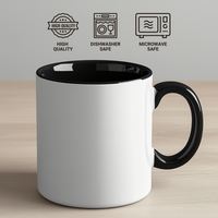 Load image into Gallery viewer, Funny Driver Gifts from Men for Father&#39;s Day - &#39;All Men Are Created Equal But The Coolest Become A Driver&#39; Two Tone Coffee Mugs, Driver Mugs for Men, Unique Gifts for Father&#39;s Day - Additional
