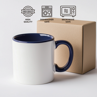 Load image into Gallery viewer, Funny German Shepherd Dog Gifts - I Just Want To Be A Stay At Home Dad Two Tone Coffee Mug, Gifts from Men to German Shepherd Dog Loving Fathers on Father&#39;s Day - Additional
