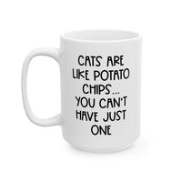 Load image into Gallery viewer, Funny Ceramic Mug — "Chore Like A Tomato" Humorous Kitchen Coffee Cup (11oz, 15oz)