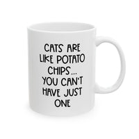 Load image into Gallery viewer, Funny Ceramic Mug — "Chore Like A Tomato" Humorous Kitchen Coffee Cup (11oz, 15oz)