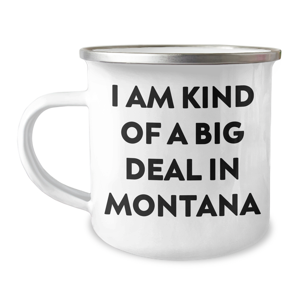 Montana Gifts from Friends - Kind of a Prime Selection Camping Mug for Graduation - Image 1