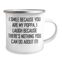 Load image into Gallery viewer, Funny Poppa Gifts from Men to Poppa, I Smile Because You Are My Poppa, Unique Graduation Gifts for Men - Image 2
