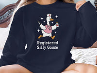Load image into Gallery viewer, Funny Nurse Themed Registered Silly Goose T-Shirts Sweatshirt
