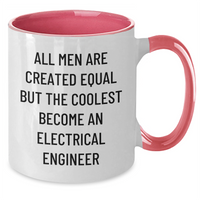 Load image into Gallery viewer, Electrical Engineer Funny Gifts from Men to Electrical Engineer, Two Tone Coffee Mug for Father&#39;s Day - Additional
