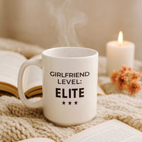 Load image into Gallery viewer, Girlfriend Level Elite Inspirational Quote Mug Gift Cup
