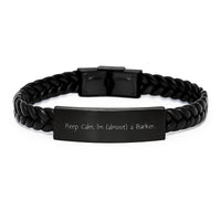 Load image into Gallery viewer, Banker Keepsake Interlaced Leather Bracelet Premium Birthday Gift - Image 1