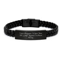 Load image into Gallery viewer, Funny Designer Interlaced Leather Bracelet Gifts for Mother's Day from Friends - Image 1