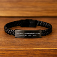 Load image into Gallery viewer, Marketing Keepsake Interlaced Leather Bracelet for Him Birthday Gift - Image 2