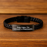 Load image into Gallery viewer, Quirky Keep Calm Pharmacist Bracelet Novelty Birthday Gift for Friends - Image 2