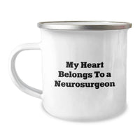 Load image into Gallery viewer, Funny Quirky Gifts from Friends for Neurosurgeon Men, Valentine's Unique Gifts for Him, Cute Camping Mug - Image 1