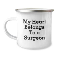 Load image into Gallery viewer, Funny Gifts from Friends for a Surgeon Lover, My Heart Belongs To A Surgeon, Personalized Graduation Unique Gifts for Surgeon - Image 1