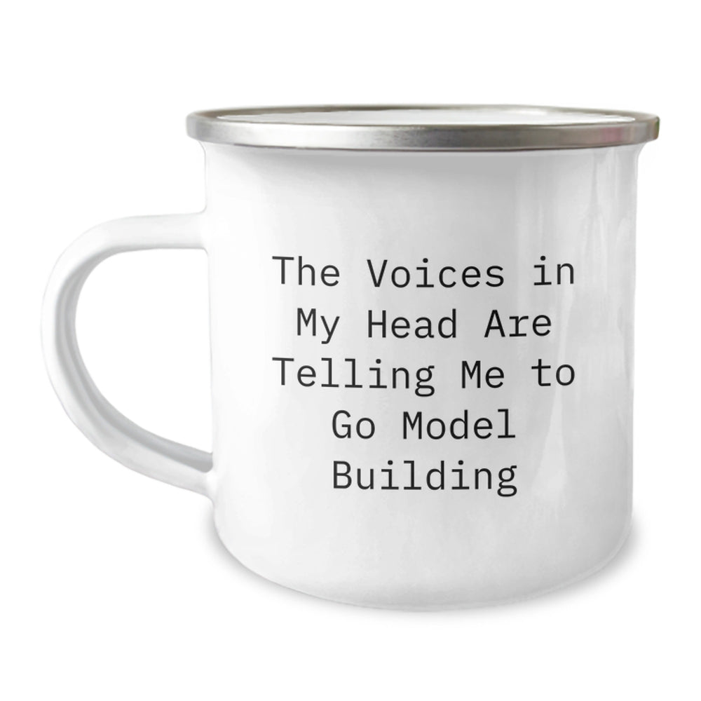 Funny Model Building Gifts from Friends, Camping Mug for Model Building Hobbyist, Birthday Unique Gifts for Him - Image 1