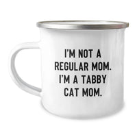 Load image into Gallery viewer, Funny Tabby Cat Mom Gifts for Friends from Women - I'm Not A Regular Mom. I'm A Tabby Cat Mom. Graduation Unique Mugs - Image 1