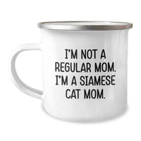 Load image into Gallery viewer, Funny Siamese Cat Mom Gifts for Birthday - Camping Mug from Friends, Coworkers, Family - Image 1

