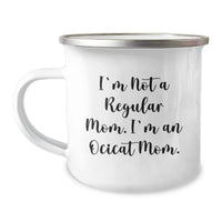 Load image into Gallery viewer, Ocicat Mom Camping Mug - Funny Gift for Friends, Family, or Coworkers - Unique Christmas Unique Gifts from Mom to Ocicat Lover, Camping Enthusiast - Image 1